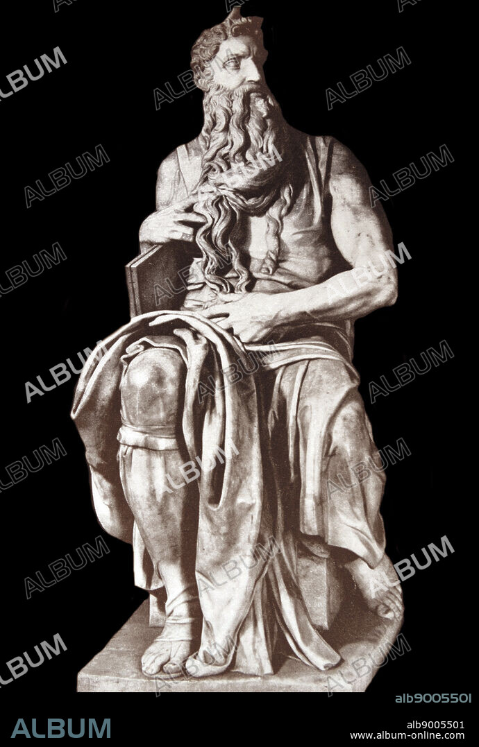 The Moses (Italian: Mosè c. 15131515) is a sculpture by the Italian High Renaissance artist Michelangelo Buonarroti, housed in the church of San Pietro in Vincoli in Rome. Commissioned in 1505 by Pope Julius II for his tomb,.