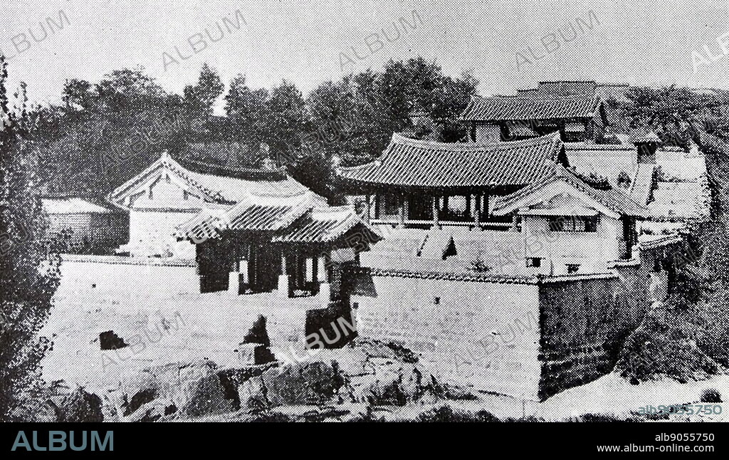 Sungyang Hall is a fourteenth-century Confucian academy located on the side of Mt. Janam in Kaesong, North Korea. It was built in 1573, in order to honor Jeong Mongjoo (1337-1392), was a prominent Korean scholar-official and diplomat during the late Koryeo period. Jeong Mong-ju was a Koryeo dynasty loyalist and was ultimately executed by Yi Bang-won as Yi's attempt to eliminate political opponents.