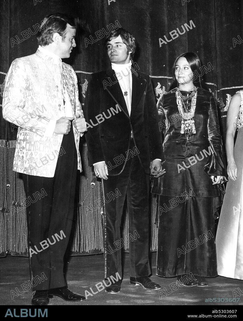 Franco zeffirelli. leonard whiting. olivia hussey. 1968. (Photo by: Marka/Universal Images Group via Getty Images).