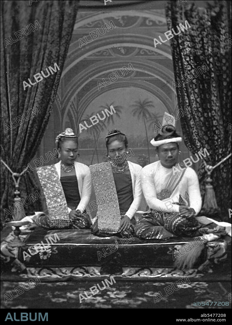 Supayalat (13 December 1859 – 24 November 1925) was the last queen of Burma who reigned in Mandalay (1878–1885), born to King Mindon Min and Queen of Alenandaw. Their reign lasted just seven years when Thibaw Min was defeated in the Third Anglo-Burmese War and forced to abdicate by the British in 1885. On 25 November 1885 they were taken away in a covered carriage, leaving Mandalay Palace by the southern gate of the walled city along the streets lined by British soldiers and their wailing subjects, to the River Irrawaddy where a steamboat awaited. Thibaw was 27 and Supayalat 26. After years of exile in India, Supayalat returned to Rangoon in 1919. She died six years later, in 1925 - shortly before her 66th birthday. Although the colonial government declared the day of her funeral a national holiday, the royal family's request for her to be buried in Mandalay was also refused. Her funeral was, however, held with pomp and ceremony as befitted a Burmese queen. Supayalat lies buried at the foot of the Shwedagon Pagoda in Kandawmin Gardens between the tombs of Aung San Suu Kyi's mother Khin Kyi and the former UN Secretary General U Thant.