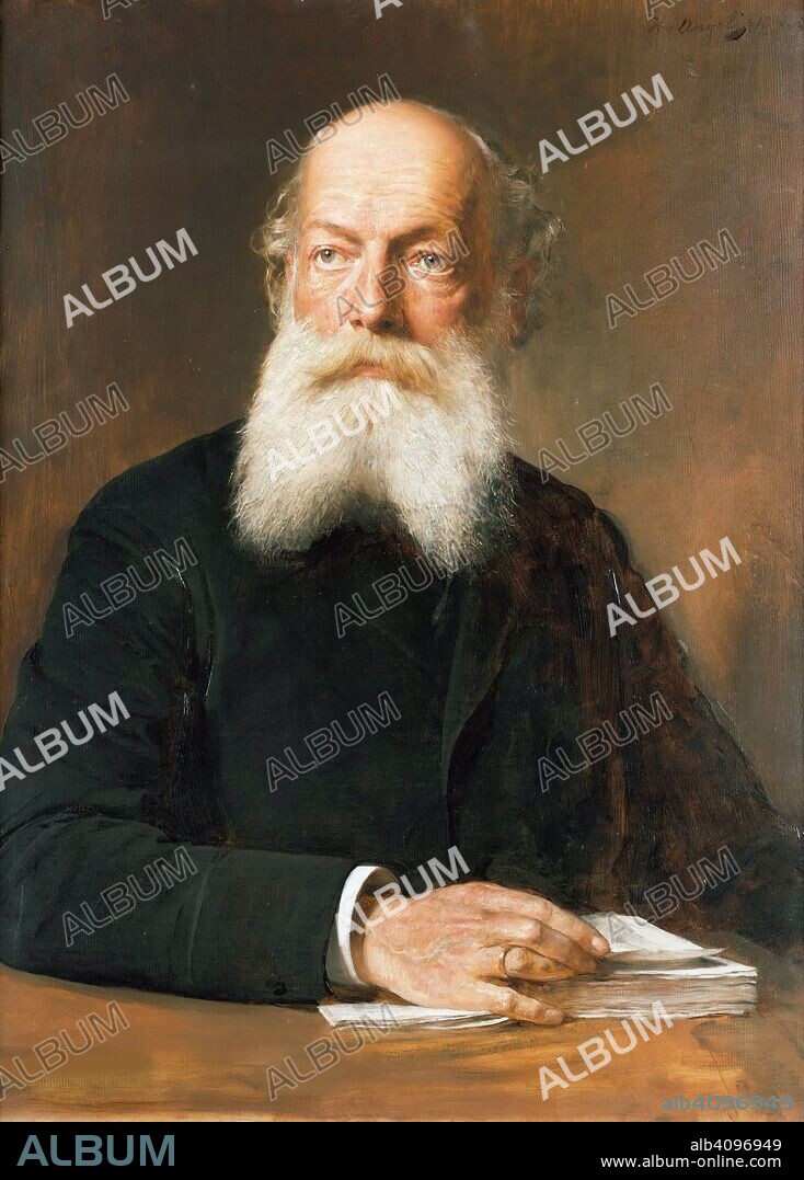 HEINRICH VON ANGELI. Portrait of Friedrich August Kekulé von Stradonitz, (1829-1896).