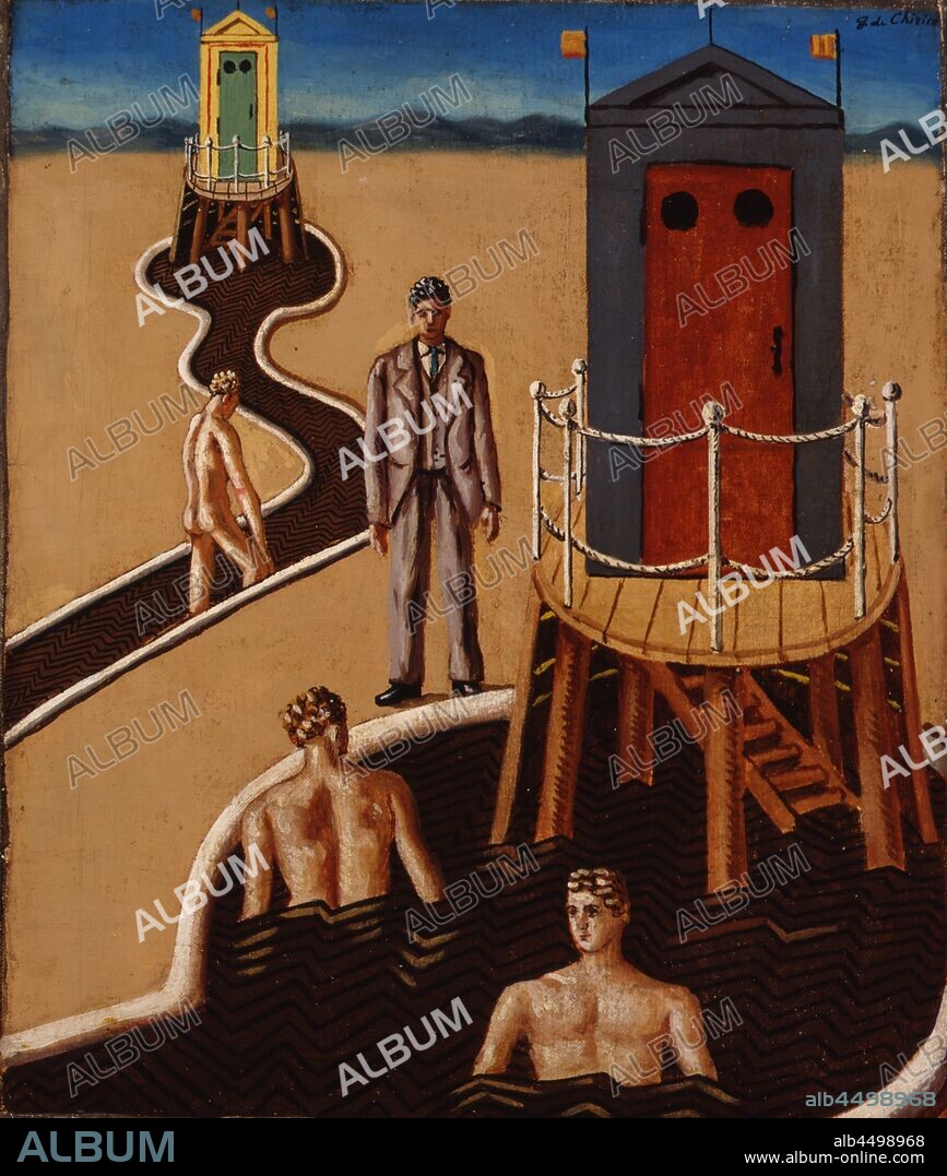 GIORGIO DE CHIRICO. Mysterious Baths (Bagni misteriosi).