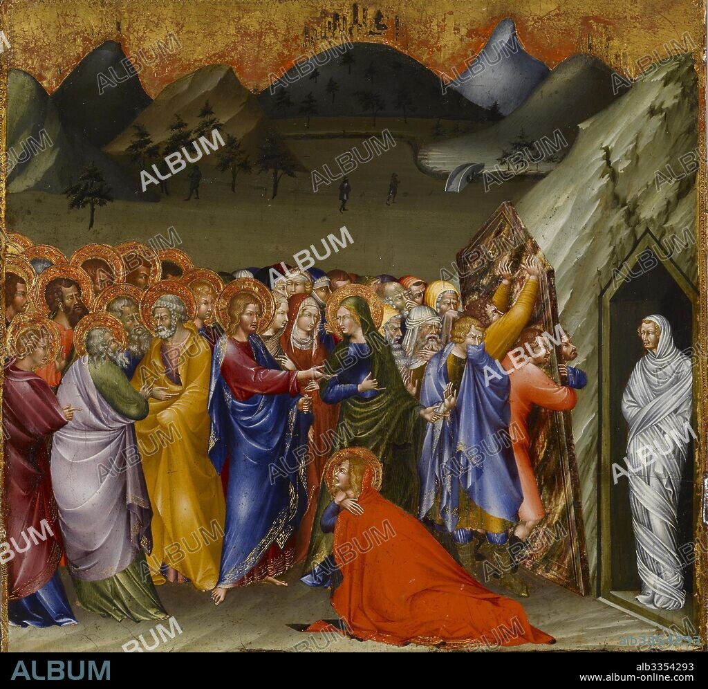 GIOVANNI DI PAOLO. The Resurrection of Lazarus.
