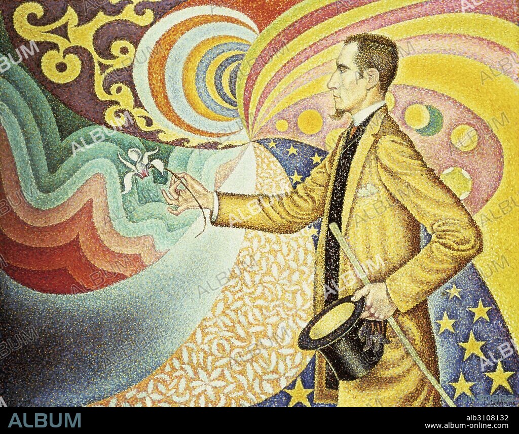 PAUL SIGNAC. Retrato de M. Felix Fenéon/1890.