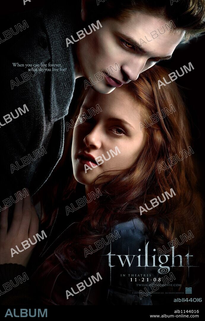 Plakat zu TWILIGHT - BISS ZUM MORGENGRAUEN, 2008 (TWILIGHT), unter der Regie von CATHERINE HARDWICKE. Copyright IMPRINT ENTERTAINMENT/MAVERICK FILMS/SUMMIT ENTERTAINMENT.