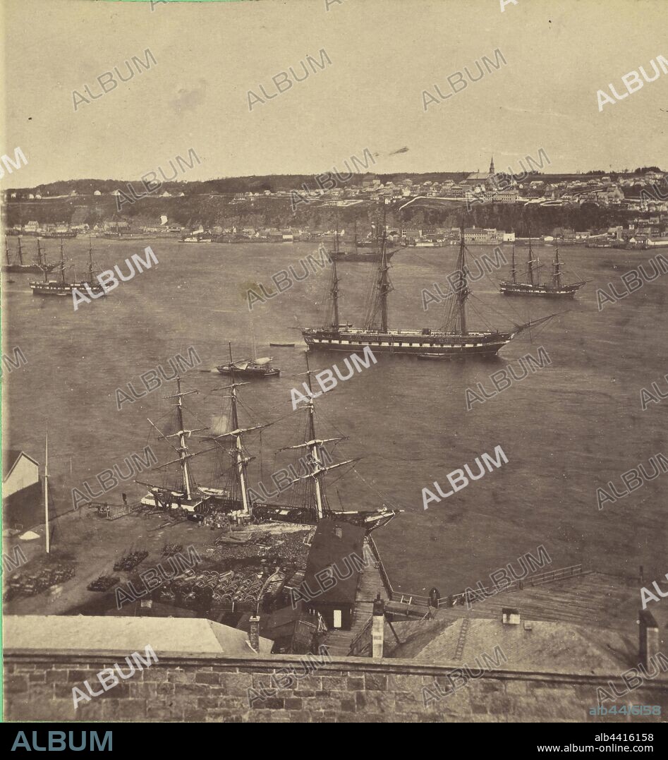 Point Levi, Viewed from Quebec., J.G. Parks (Canadian, died 1895), about 1874, Albumen silver print.
