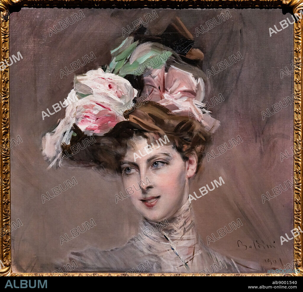 Portrait of Beatrice Susanne Henriette van Bylandt, by Giovanni Boldini, 1901, oil painting on canvas.