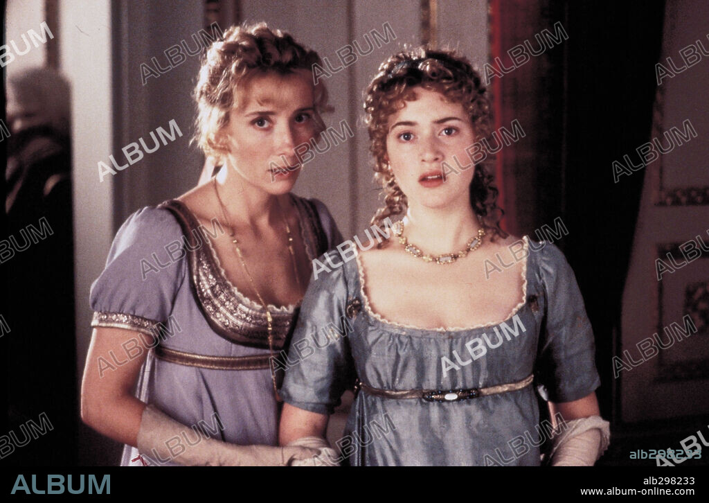 EMMA THOMPSON and KATE WINSLET in SENSE AND SENSIBILITY, 1995, directed by ANG LEE. Copyright COLUMBIA TRI STAR.