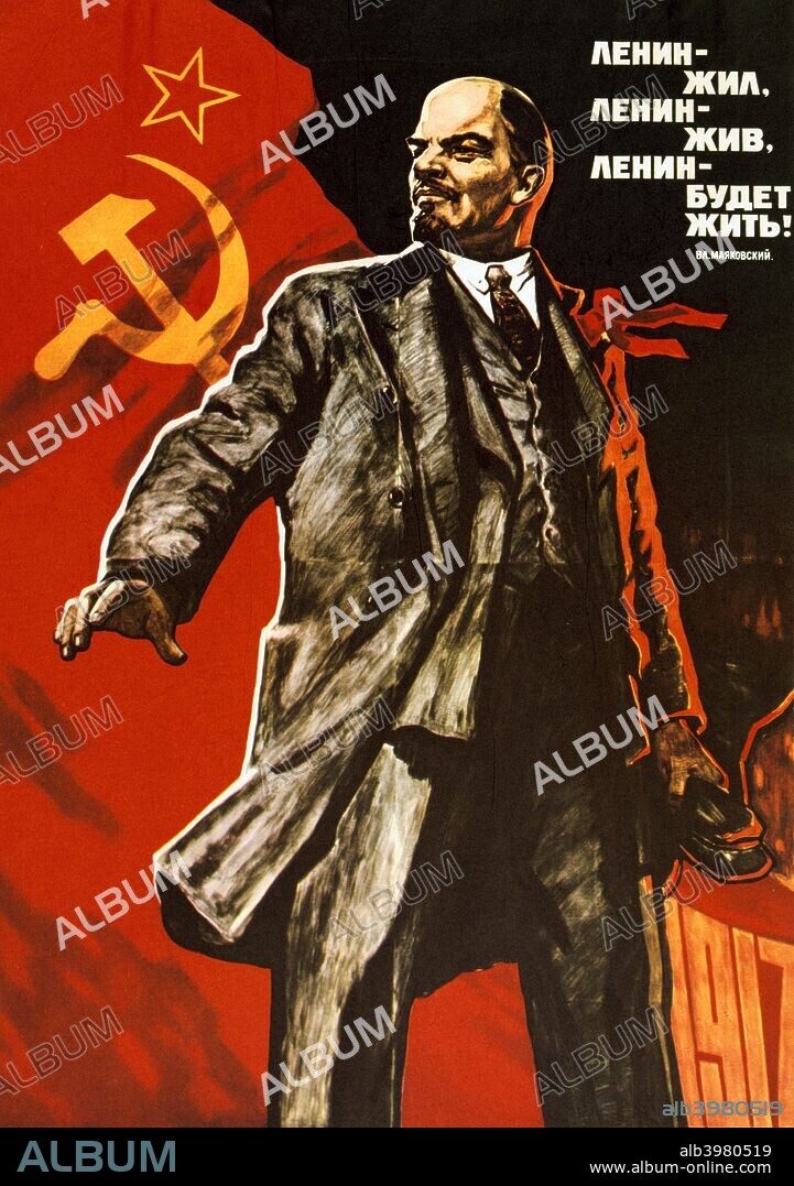 'Lenin Lived, Lenin Is Alive, Lenin Will Live', 1965.