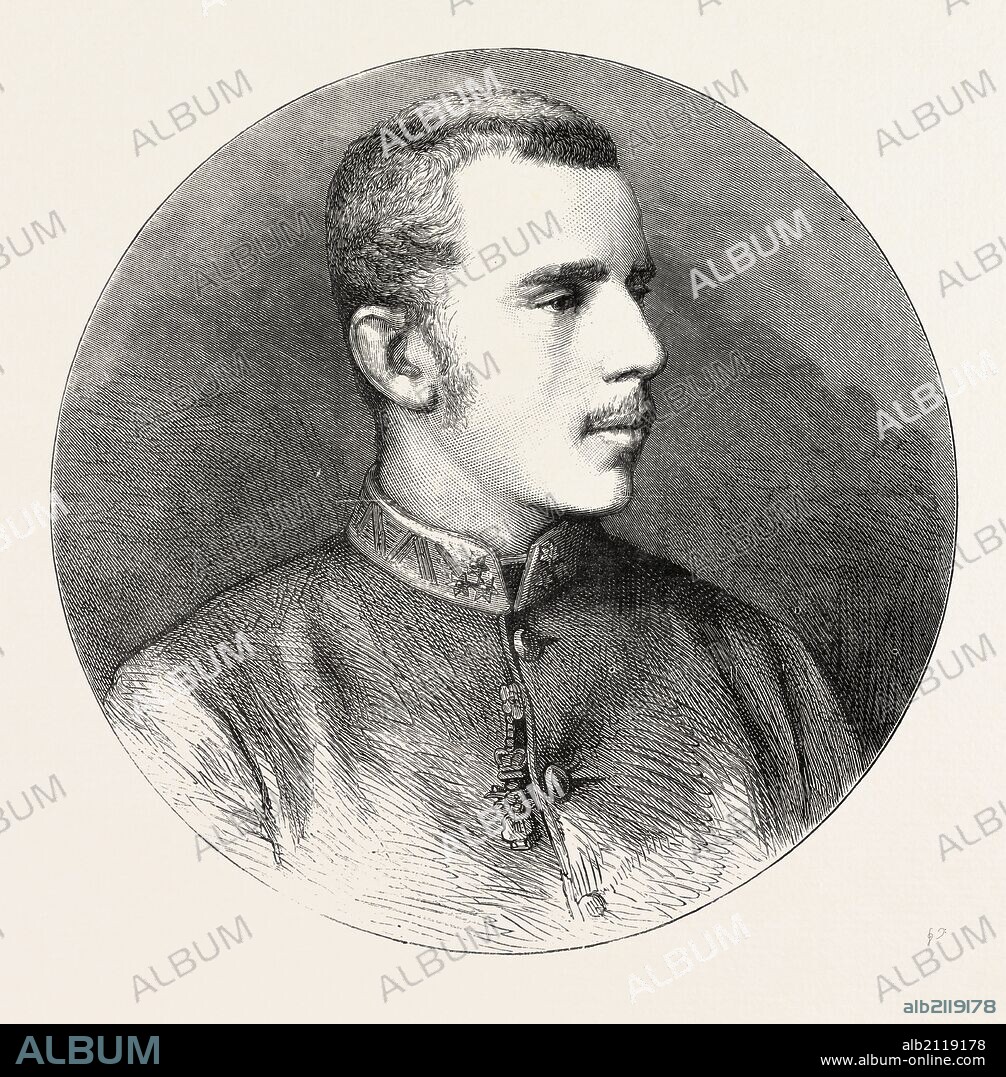THE AUSTRIAN ROYAL MARRIAGE: THE ARCHDUKE RUDOLF, PRINCE IMPERIAL OF AUSTRIA.