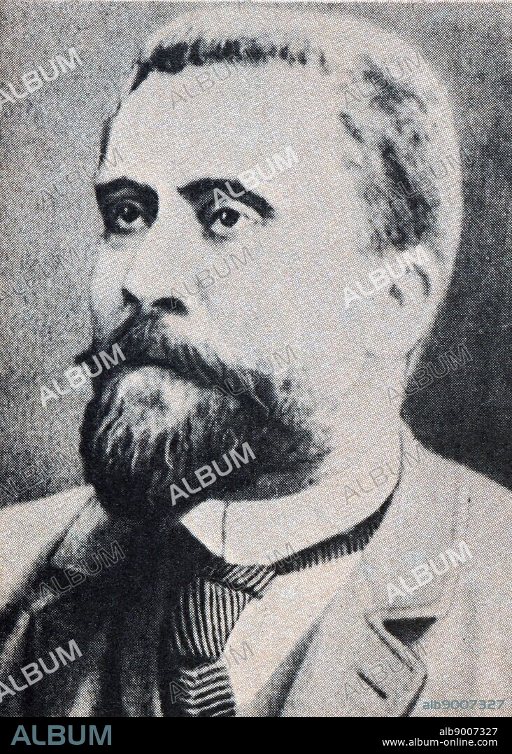 Jean Jaures (1859-1914) - philosopher, historian, publicist, remarkable orator. Prominent activist of the French and international socialist movement. Passionately fought against all reactionary and aggressive forces. For anti-war propaganda he was killed by an agent of the imperialists.