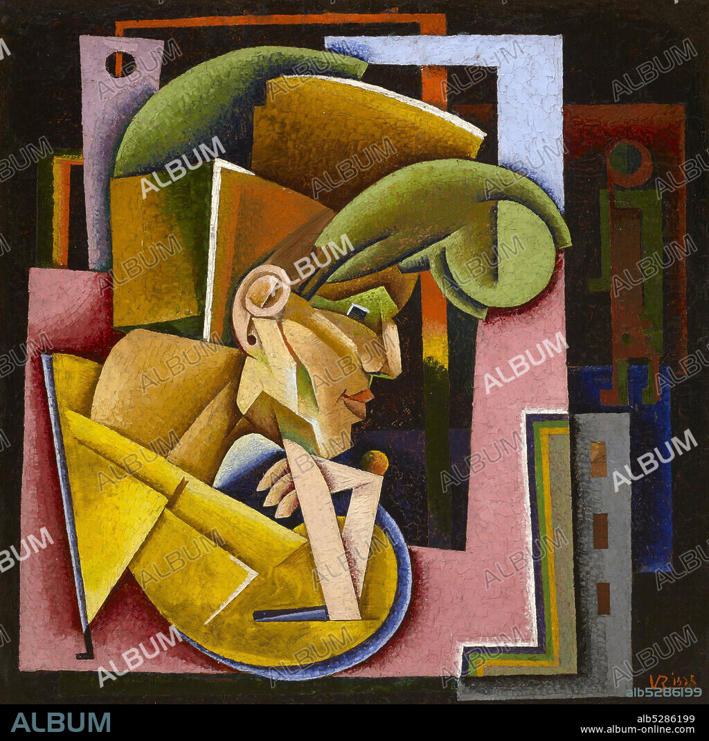 VICTOR BRAUNER. Portrait de Mme R.B.