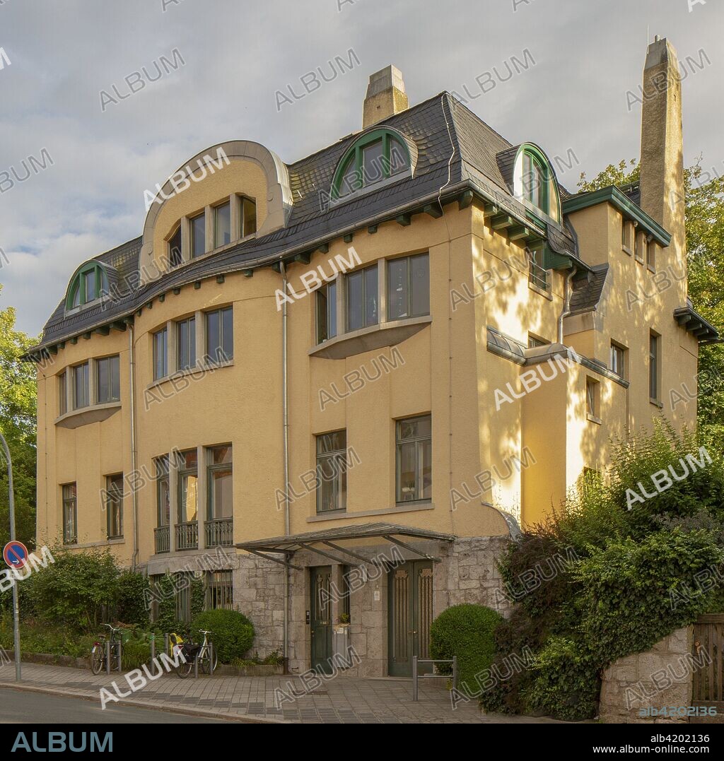 HENRI VAN DE VELDE and HENRY VAN DE VELDE. Haus Hennenberg, Gutenberg Strasse 1a, Weimar, Germany, (1913-14), 2018. Designed by Henri van de Velde for Baron von Henneberg.