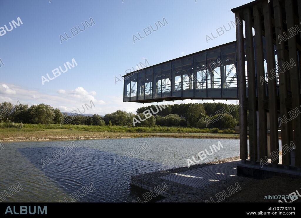 Ataria Nature Interpretation Centre, Salburua wetland, Vitoria, Alava, Basque Country, Spain.