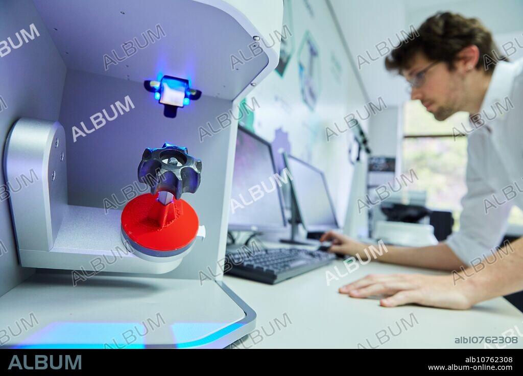 3D scanner. Innovative Metrology applied. Sariki Metrology. Elgoibar. Gipuzkoa. Basque Country. Spain.