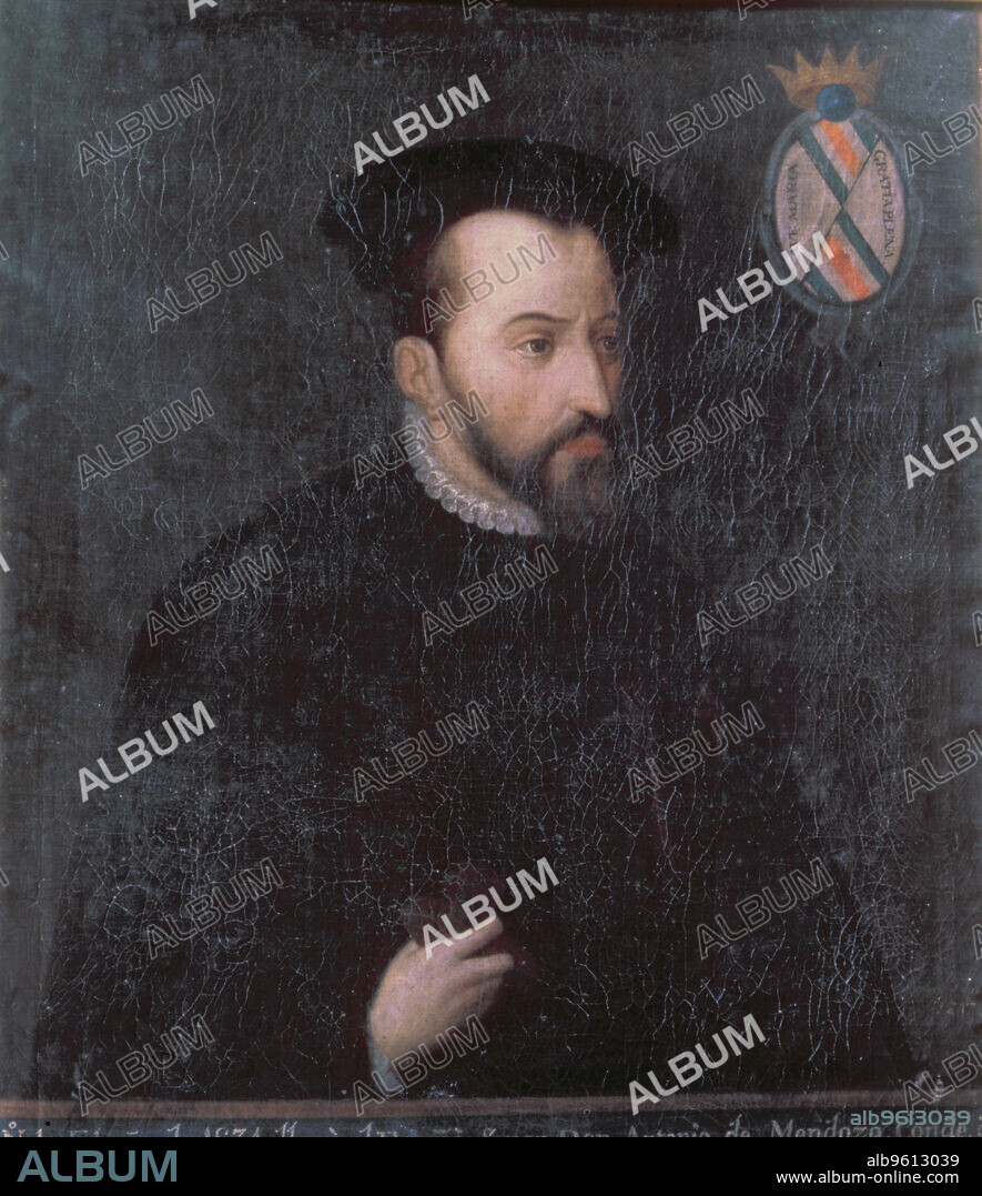 Antonio de Mendoza (1490-1552), Spanish governor and first viceroy of New Spain. (Mexico).