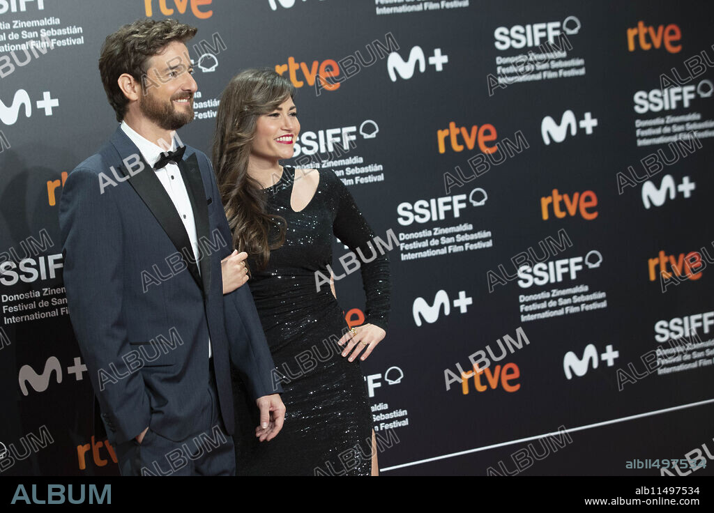 Gorka Ochoa and Barbara Goenaga attended 'Marlowe' Red Carpet during 70th San Sebastian International Film Festival at Kursaal Palace on September 25, 2022 in Donostia / San Sebastian, Spain.