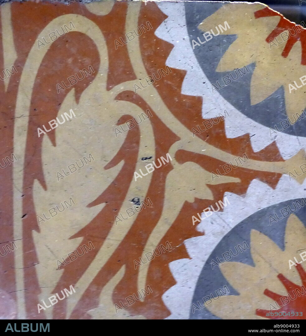 Interior detail from the Casa de les Punxes, designed by the modernist architect Josep Puig i Cadafalch. Built in the Barcelona Eixample area In 1905. Bartomeu Terradas Brutau commissioned Josep Puig i Cadafalch to design a house for each of his three sisters, Angela, Josefa and Rosa. The result was a building reminiscent of old medieval castles.