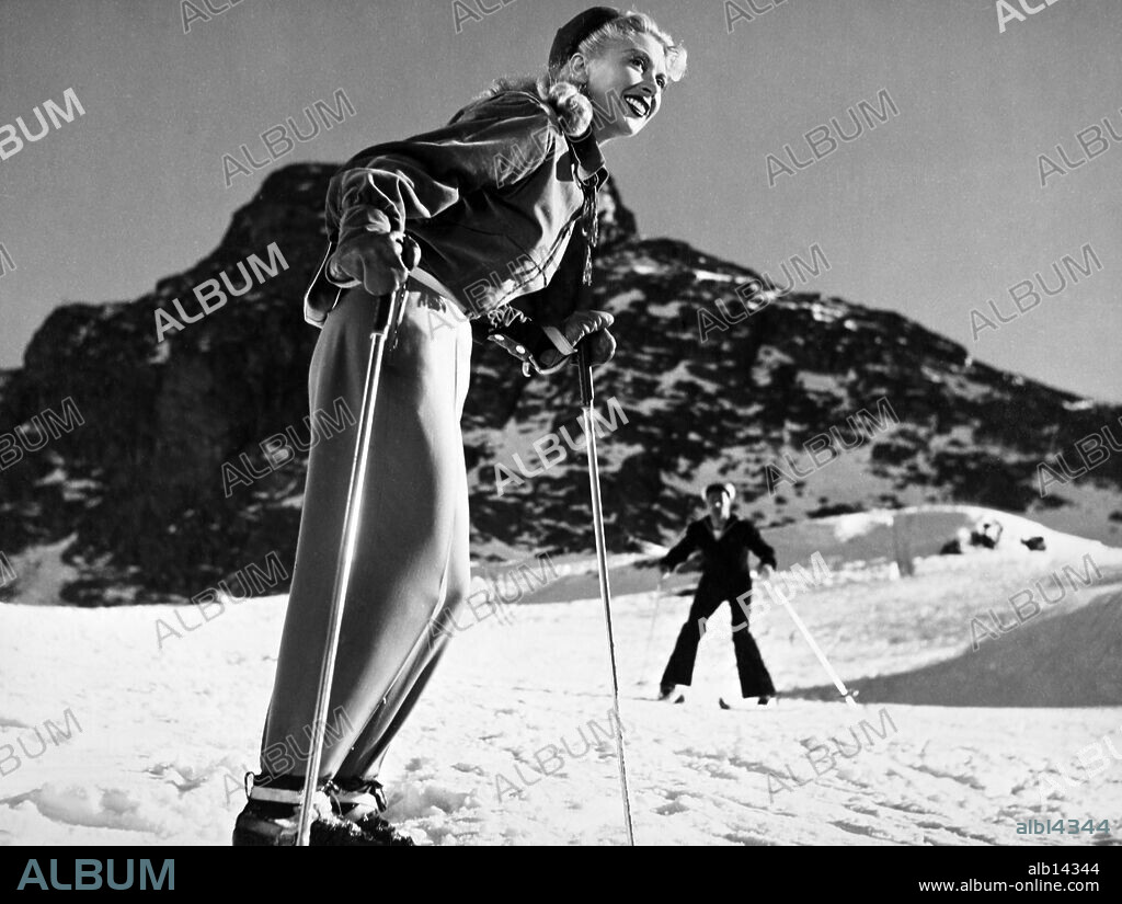 JOSETTE DAY dans SWISS TOUR, 1950, réalisé par LEOPOLD LINDTBERG. Copyright PRAESENS FILM AG.