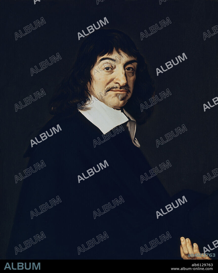 FRANS HALS (1580-1660). Portrait of Rene Descartes - 1649 - 77,5x68,5 cm - oil on canvas.