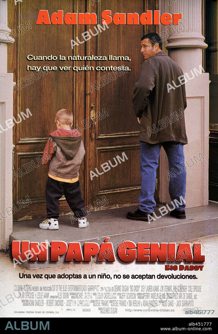 Poster of BIG DADDY, 1999, directed by DENNIS DUGAN. Copyright JACK GIARRAPUTO PRODUCTIONS.