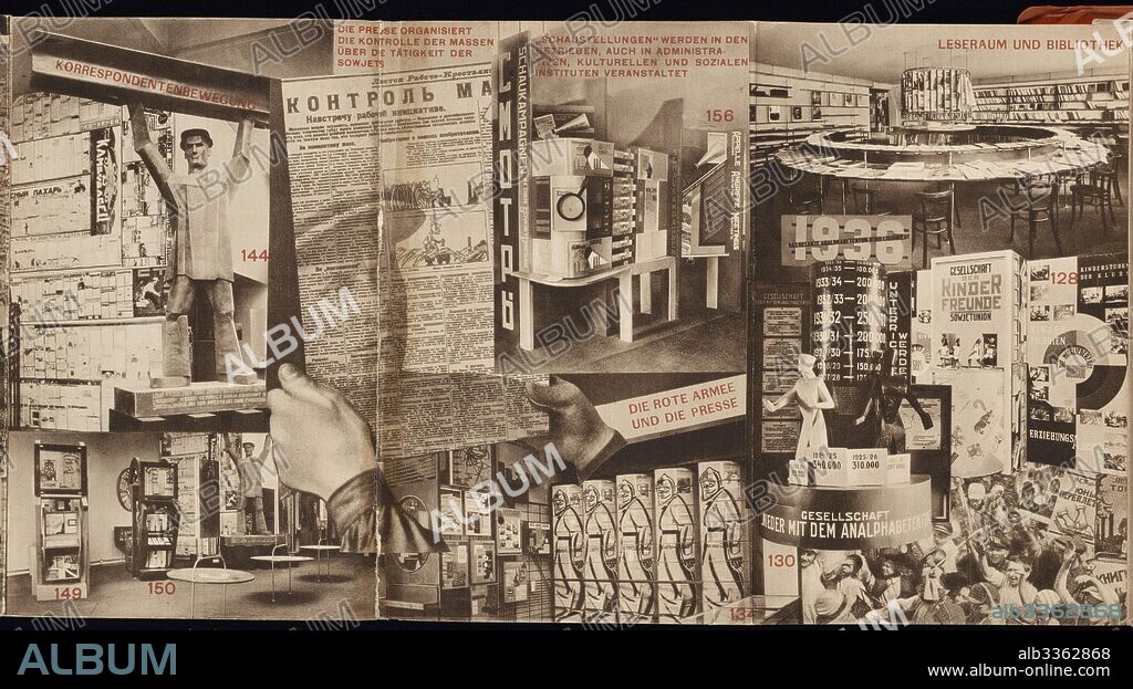 EL LISSITZKY. USSR. Catalogue of the Soviet pavilion at the International Press Exhibition, Cologne.