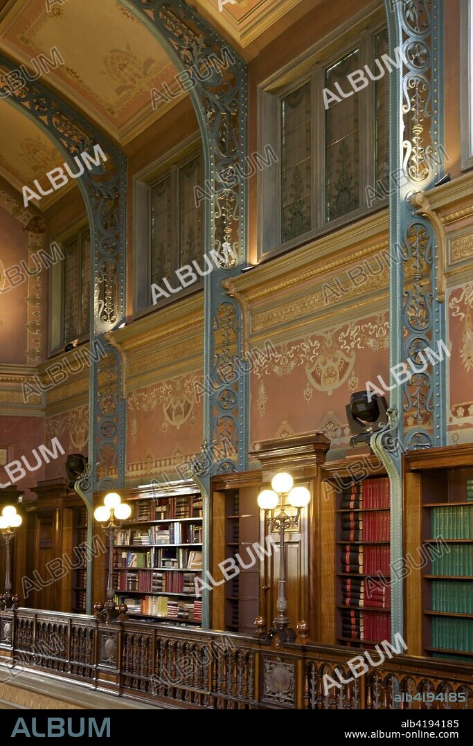 Bibliotheque Solvay, 137 rue Belliard. Constant Bosmans and Henri Vandevelde: 1902.