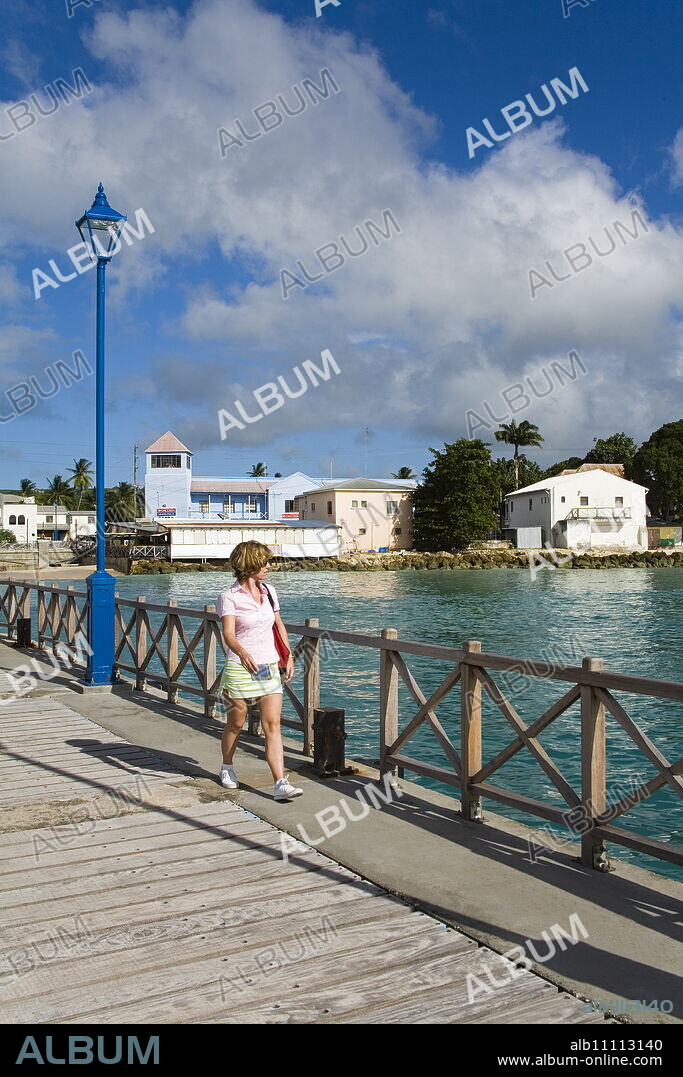 Speightstown Pier, St. Peter's Parish, Barbados, West Indies, Caribbean, Central America.