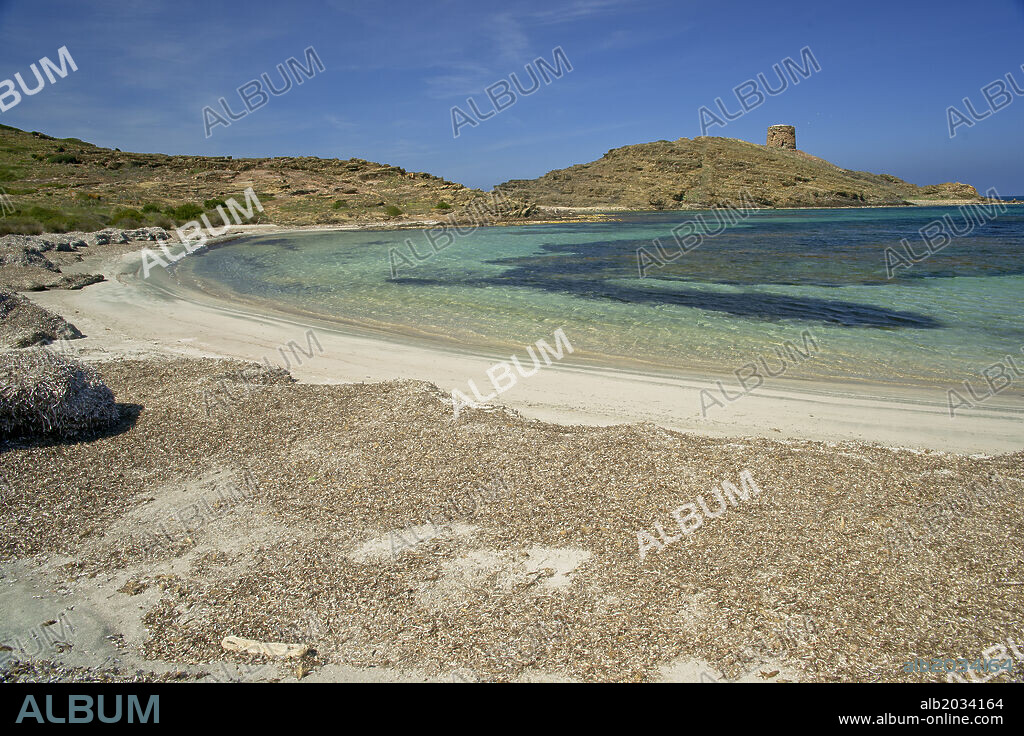 Cala Tamarells.Parc natural de s' Albufera des Grau.Menorca.Reserva de la Bioesfera.Illes Balears.España.