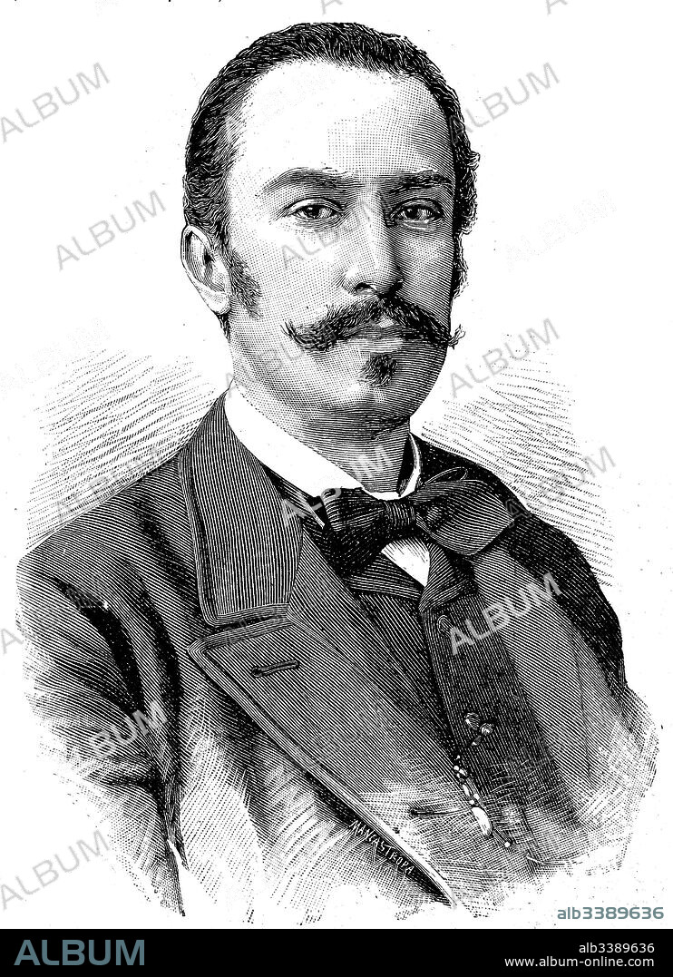 Giovanni Giolitti; October 27, 1842 - July 17, 1928, was an Italian statesman. He was the Prime Minister of Italy five times between 1892 and 1921, Woodcut from 1892.